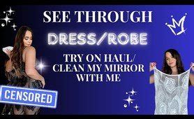 Bold Transparent Lingerie Try On Haul Jean Marie S Daring Looks Videos Try On Haul Girls