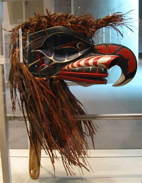 Native American masks worn during tribal ceremonies