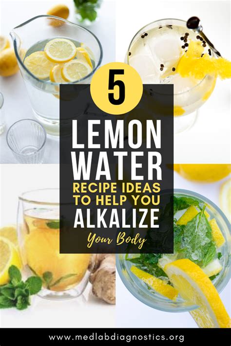 5 Lemon Water Recipe Ideas To Help You Alkalize Your Body