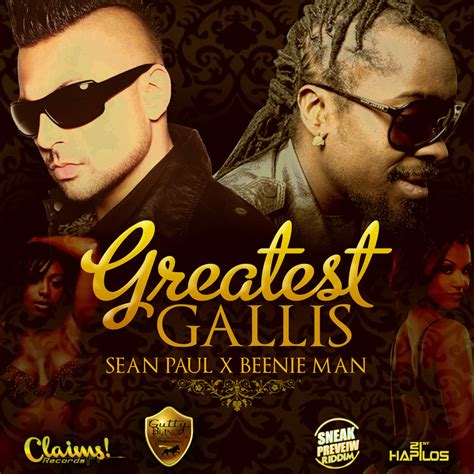 Car Tula Frontal De Sean Paul Greatest Gallis Featuring Beenie Man Cd Single Portada