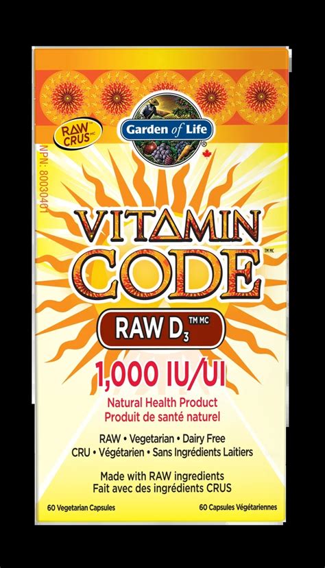 Garden Of Life Vitamin Code Raw D Iu Vegi Caps Your Health