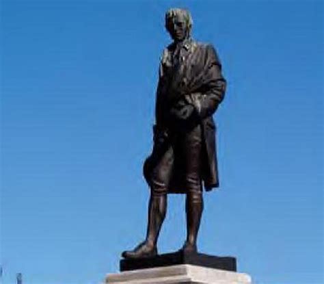 Robert Burns Life-Size Statue in Aberdeen