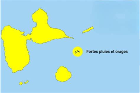 La Temp Te Philippe S Loignant La Guadeloupe Repasse En Vigilance Jaune