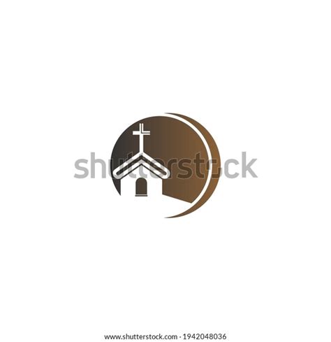 Chruch Icon Logo Sign Vector Design Stock Vector Royalty Free