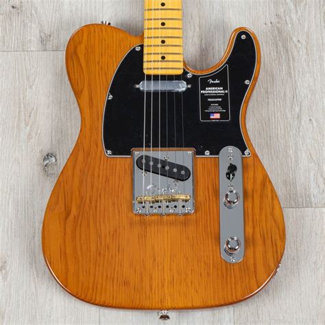 Fender American Professional Ii Telecaster Guitar Maple Fretboard Roasted Pine