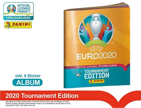 Uefa Euro Sticker Tournament Edition Album B B Gro Handel