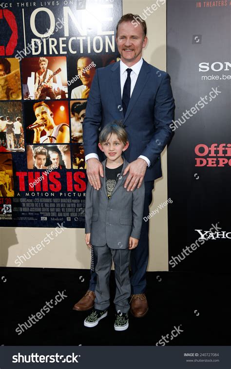 New York Aug 26 Director Morgan Spurlock Top And Son Laken Attend The New York Premiere Of