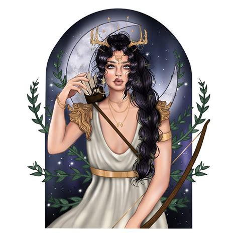 Jessica Lauser On Instagram “🏹 Artemis 🌙 ⠀⠀⠀⠀⠀⠀⠀⠀⠀ 🌿 Goddess Of