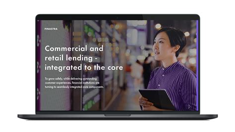 Commercial and retail lending - integrated to the core | Finastra 