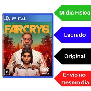 Far Cry 6 Ps4 Mídia Física Lacrado Shopee Brasil