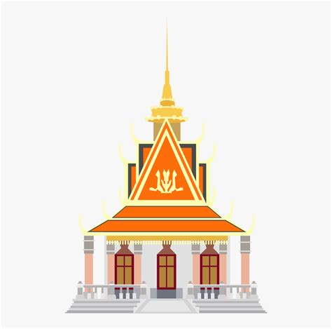 Pagoda In Cambodia Png Transparent Png Kindpng