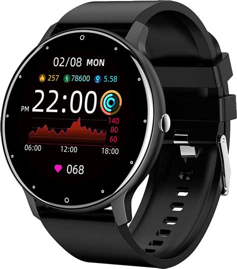 SMT 4 Smart Watch For Women Men 2023 Edition Fitness Tracker Heart