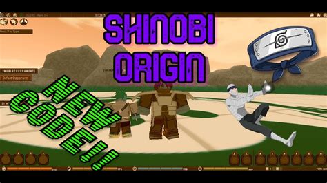 Shinobi Origin NEW CODE 1000 Short Video YouTube