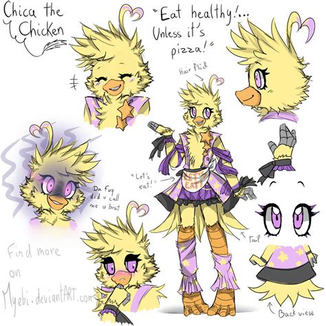 Fnaf Chica Refsheet By Myebi On Deviantart