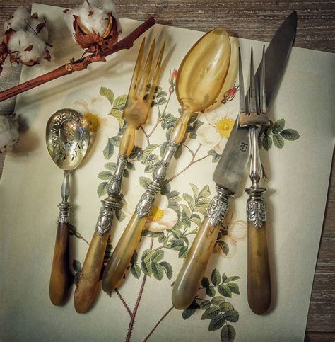 #veselka_vintage_в_наличии Антикварные большие столовые приборы с ...