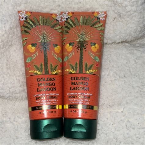 Bath Body Works Bath Body Bbw Pk Body Cream Golden Mango Lagoon Poshmark
