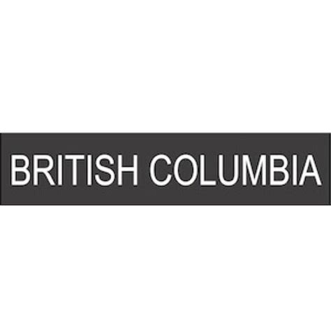 British Columbia 4x16 Stencil — Rustic Chalk Decor