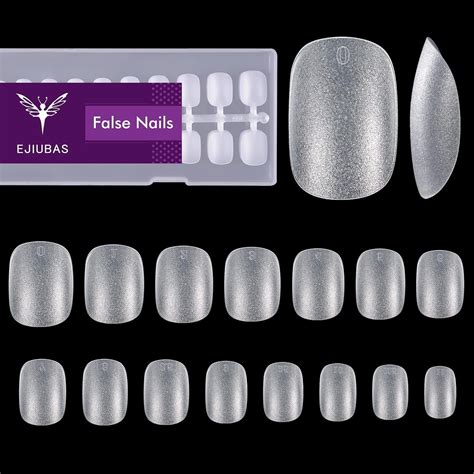 Amazon Ejiubas Extra Short Gel Nails Sizes Pre Buff Finish