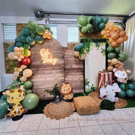 Wood Birthday Party Decoration Chiara Backdrop Arched Wall Covers Only