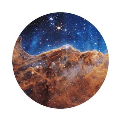 Carina Nebula James Webb Telescope Stickers Magnet Wacky Print