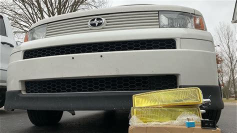 Scion Xb Factory Fog Light Install Youtube