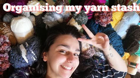 Reorganising My Yarn Stash Crochet Vlog Youtube