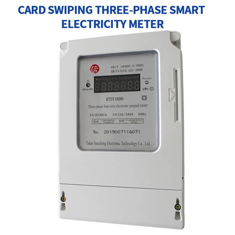 Intelligent Electricity Meter Remote Transmission Prepaid Water Three Phase Electricity Meter