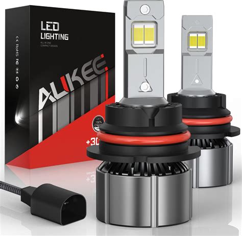 Aukee Led Headlight Bulb Hb Hi Lo Beam W Lumens Extremely