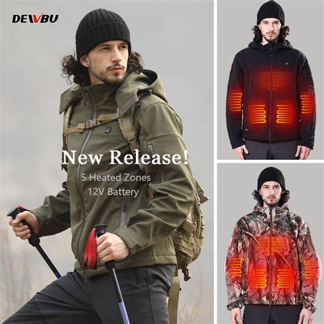 DEWBU Heated Jacket, Vest and Pants for Men Women