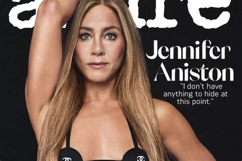 Jennifer Aniston Leaves Little To Imagination In Bold Cover Addresses Shocking Brad Pitt