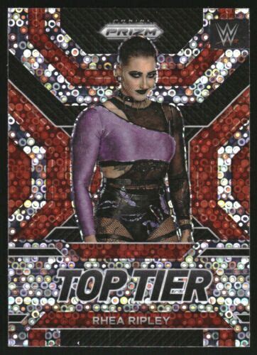 Panini Prizm Wwe Top Tier Prizms Under Card Rhea Ripley Ebay