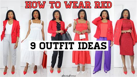 HOW TO WEAR RED WITH 9 STYLISH OUTFIT IDEAS - Fashion & Personal ...