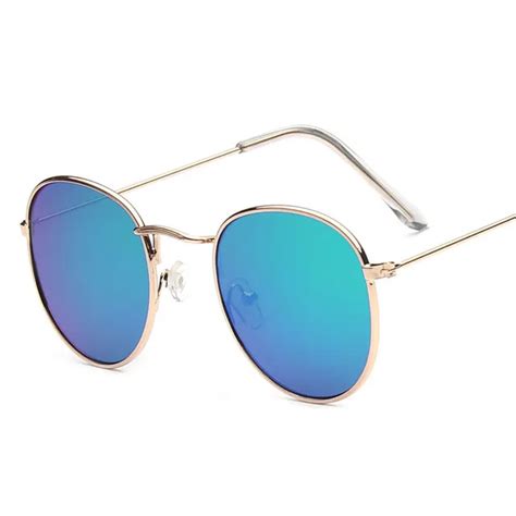 Leonlion Classic Small Frame Round Sunglasses Women Men Brand