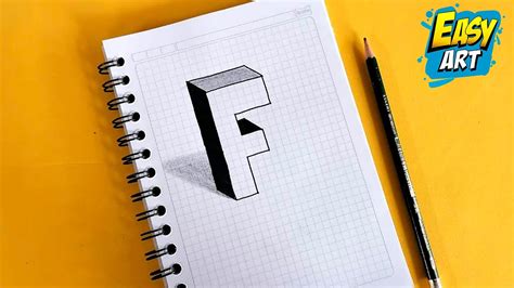 Como Dibujar La Letra F En 3d Dibujos How To Draw The Letter F In 3d Images And Photos Finder