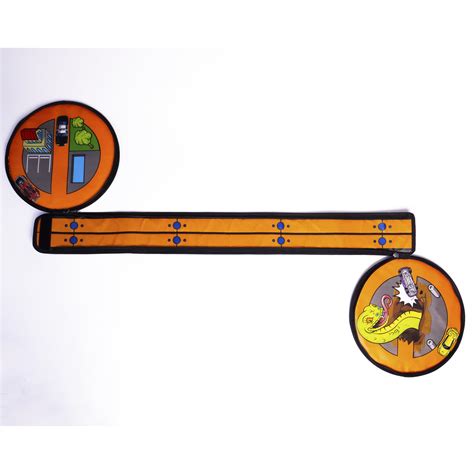 Tara Toy Zipbin Hot Wheels Wheelie Track Pack Unzips Into A Racetrack Mat Holds Toy