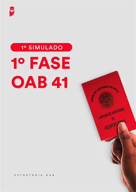 Simulado I de 1ª Fase 41º Exame OAB