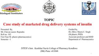 insulin drug delivery system | PPT