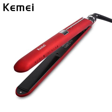 Kemei Kemei Km 2205 Flat Iron Ceramic Hair Straightener Led Display