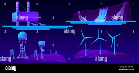 Pumpspeicherkraftwerk Stock Vektorgrafiken Kaufen Alamy