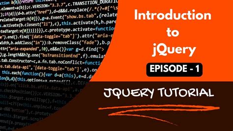 Getting Started With JQuery Introduction To JQuery JQuery Tutorial