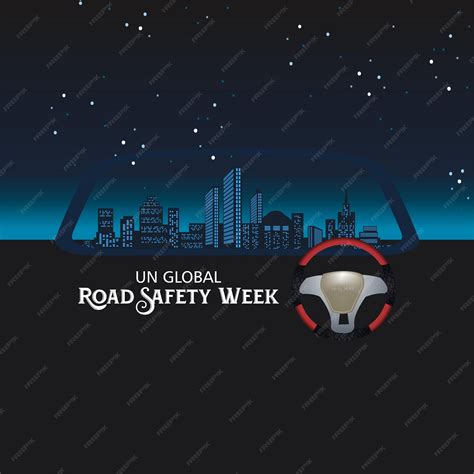 Premium Vector Un Global Road Safety Week International Holiday Card