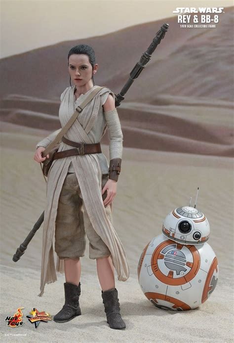 REY AND BB SET TH SCALE FIGURE MMS STAR WARS THE FORCE AWAKENS HOT TOYS Cawette Jones