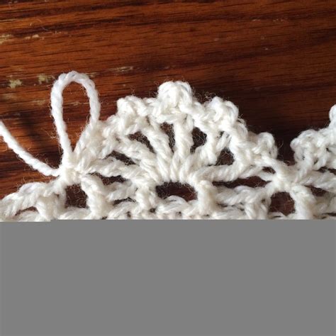 Treble Scallop Edging Free Pattern Hexagon Crochet Pattern Crochet