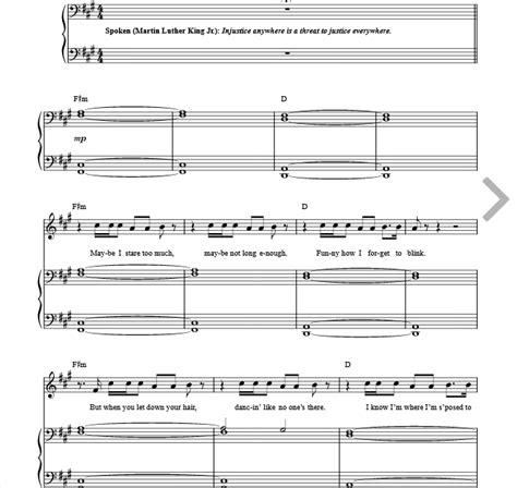 Piano Sheet Music Piano Notes Justin Bieber 2 Much Piano Sheet Music