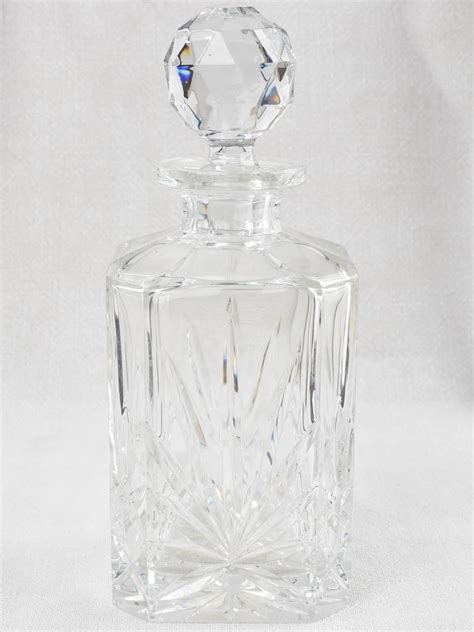 Vintage Crystal Whisky Decanter 9¾ Chez Pluie