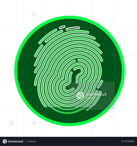 Fingerprint Verification Animated Icon Download In Json Lottie Or Mp4 Format