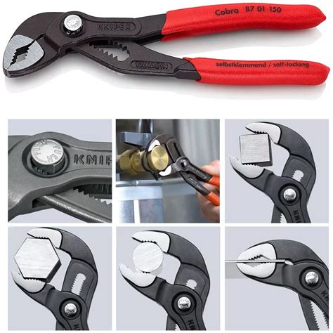 Knipex Cobra Chrome Vanadium Steel Mini Water Pump Pliers