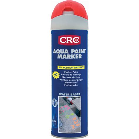 Crc Spray Agua Paint Marker Fluo Rojo 500ml Anidia KingHogar