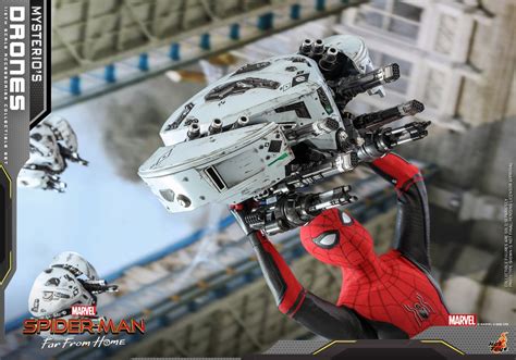 Spider Man Hot Toys Gets Far From Home Mysterios Drones Accessory