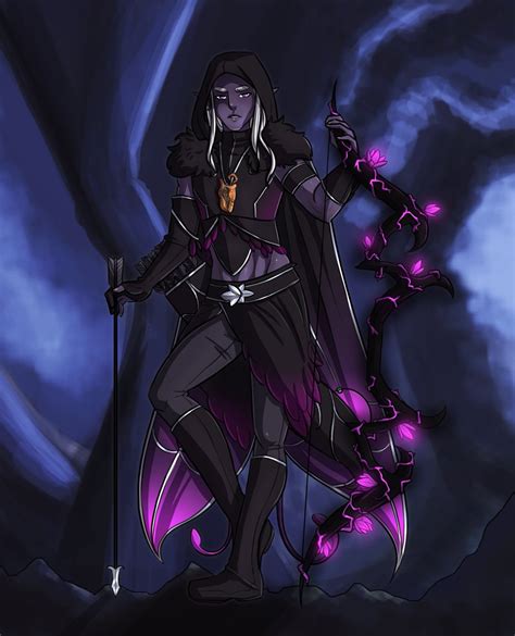 Female Drow Warlock